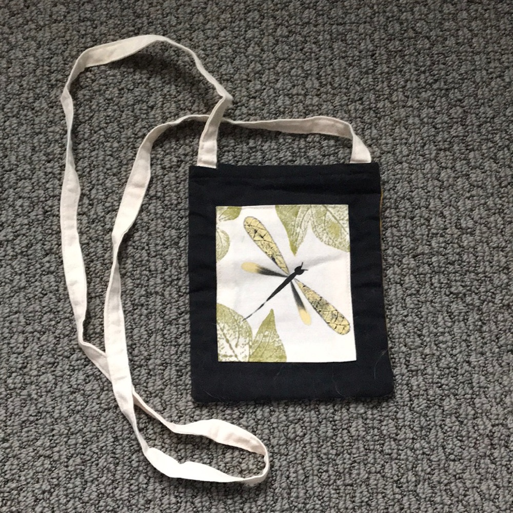 Dragonfly cloth cross body bag!